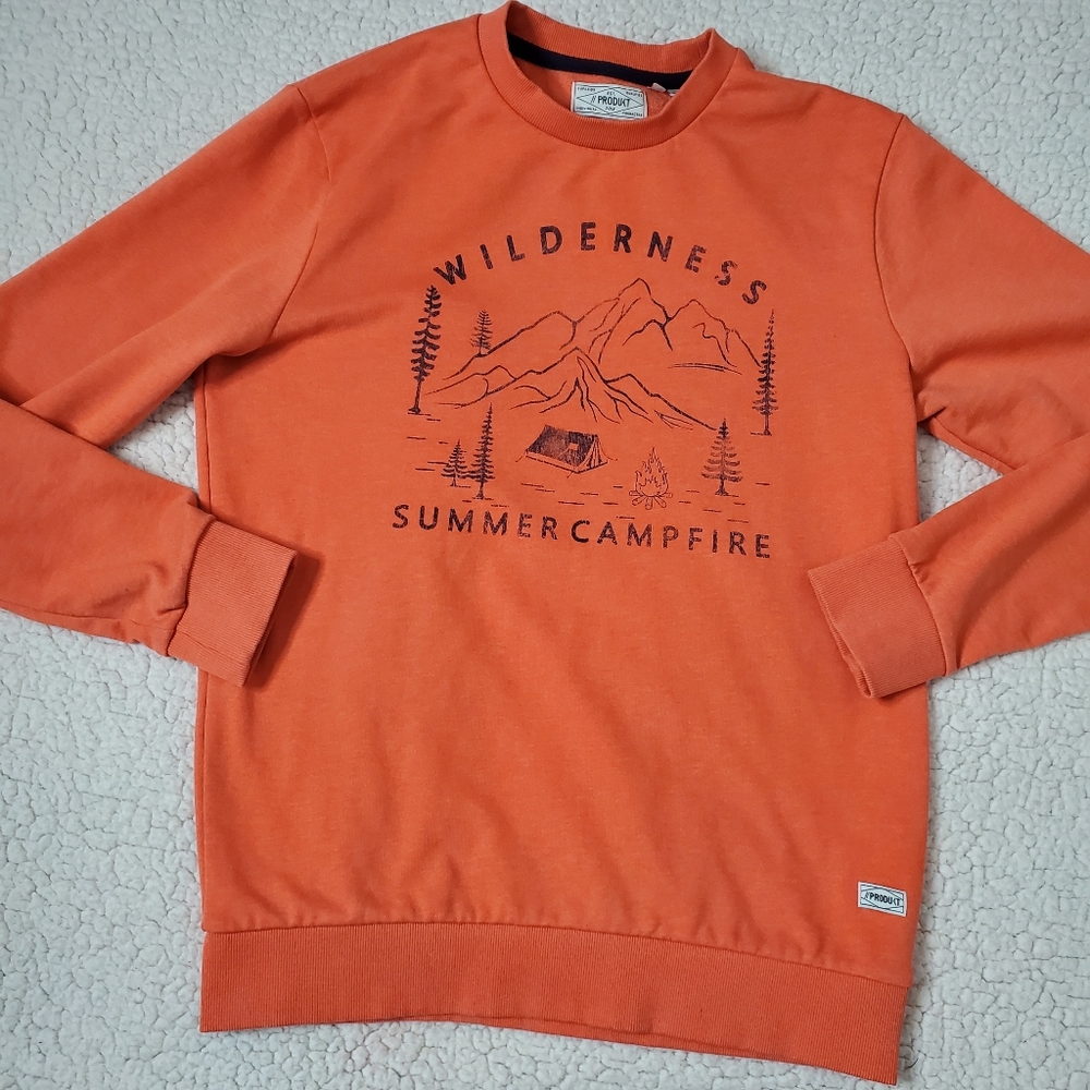 Crewneck Sweatshirt Camp Wilderness Graphic Size M